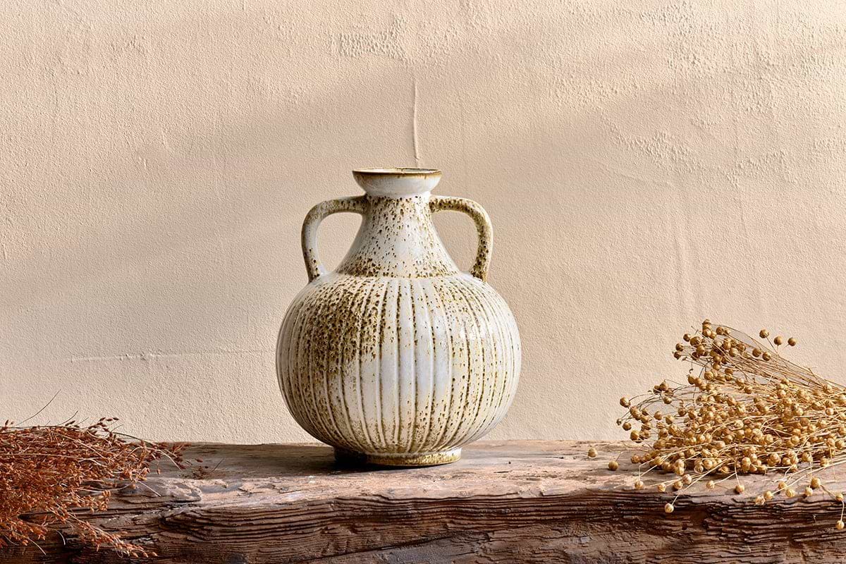 Anjuna Reactive Glaze Decorative Jug-nkuku