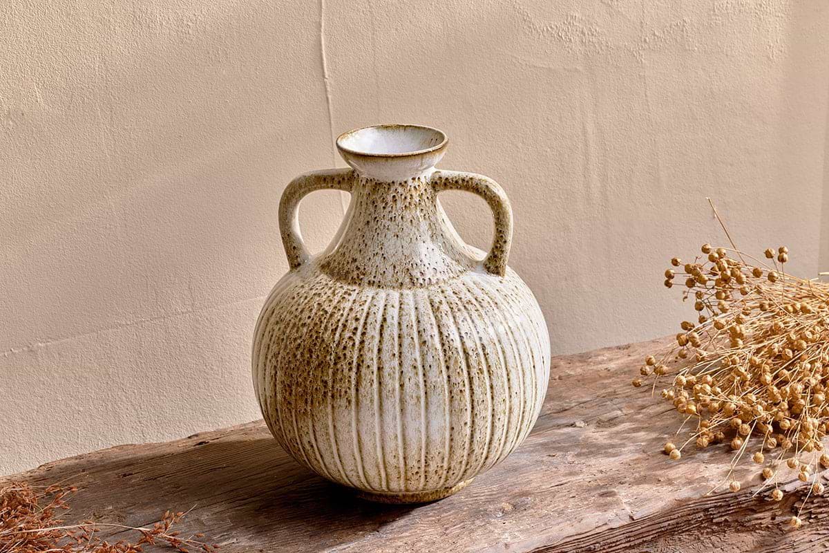 Anjuna Reactive Glaze Decorative Jug-nkuku