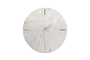 Besa Marble Clock - White-nkuku
