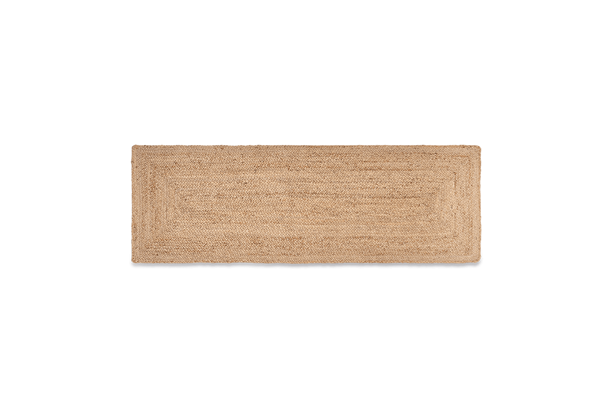 Braided Hemp Floor Runner-nkuku