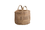 Braided Hemp Storage Basket - Natural-nkuku