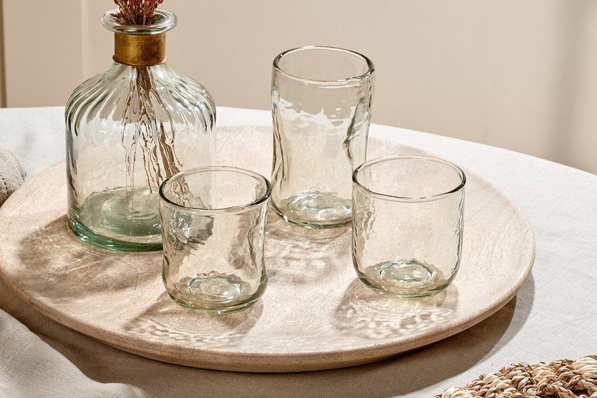 Chandani Tumbler Short - Clear - (Set of 4)-nkuku