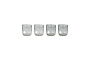 Chandani Tumbler Short - Clear - (Set of 4)-nkuku