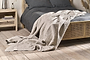 Deuli Linen Bed Quilt - Natural-nkuku
