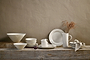 Ela Dinner Plate - Cream-nkuku