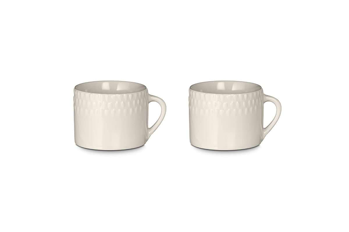 Ela Mug - Cream - Small (Set of 2)-nkuku
