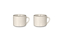 Ela Mug - Cream - Small (Set of 2)-nkuku