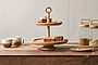 Gavivi Mango Wood Cake Stand-nkuku