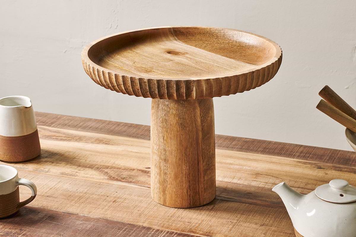Gavivi Mango Wood Stand-nkuku