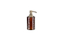 Ilcoso Recycled Hammered Glass Soap Dispenser - Amber-nkuku