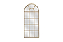 Imoma Iron Full Length Arch Mirror - Brass-nkuku