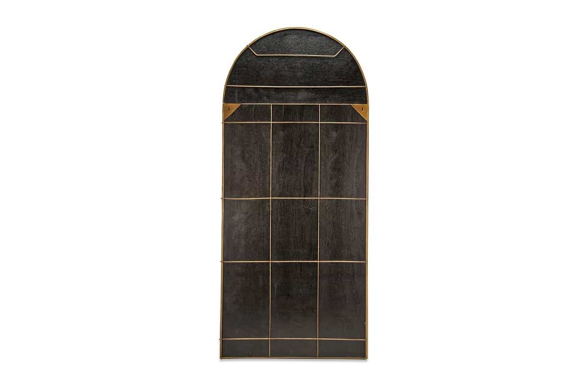 Imoma Iron Full Length Arch Mirror - Brass-nkuku