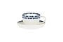 Indigo Drop Cup & Saucer-nkuku