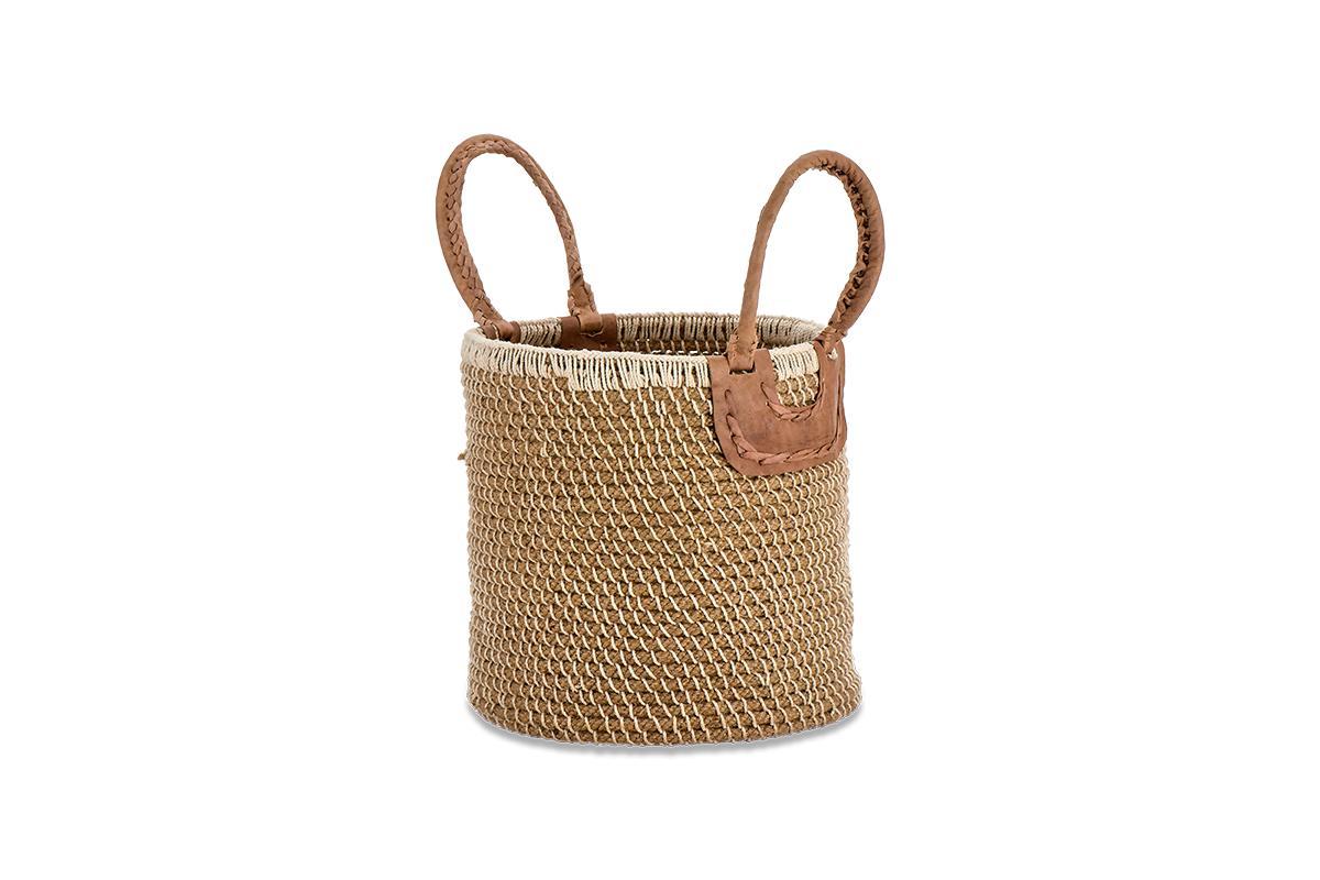 Indra Coil Basket - Natural-nkuku