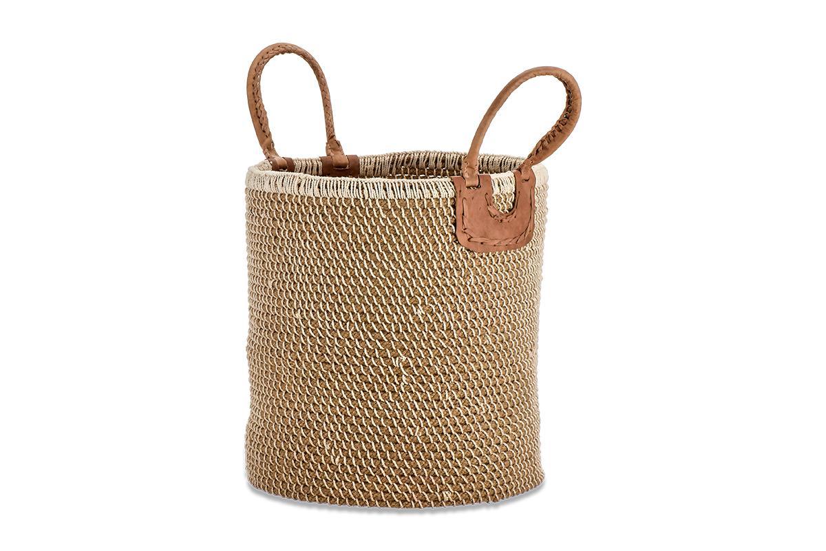 Indra Coil Basket - Natural-nkuku