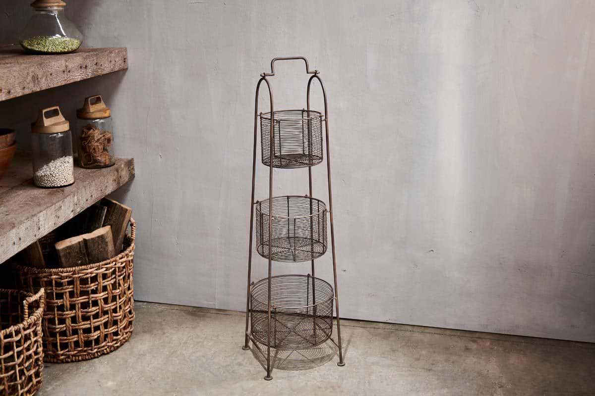 Inkollu Three-Tiered Storage Stand-nkuku