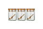 Izaan Spice Jar - Clear - (Set of 3)-nkuku