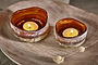 Janka Glass Tealights - (Set of 2)-nkuku