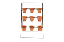 Jara Terracotta Planter Stand-nkuku