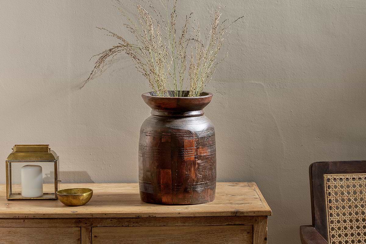 Kawasan Reclaimed Traditional Tall Pot-nkuku