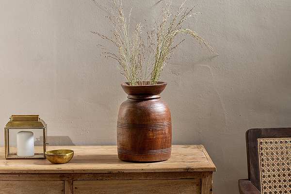 Kawasan Reclaimed Traditional Tall Pot-nkuku