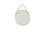 Kiko Round Mirror - Brass-nkuku