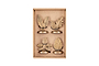 Leaf Brass Place Card Holders (Set of 4)-nkuku
