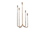Mbata Cluster Candelabra - Antique Brass-nkuku