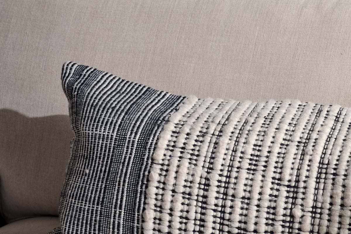 Mika Recycled Cushion Cover - Rectangle-nkuku