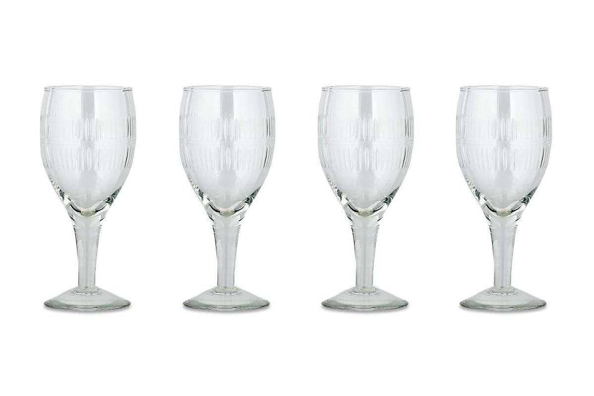 Mila Wine Glass - Clear (Set of 4)-nkuku