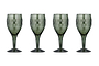 Mila Wine Glass - Dark Emerald (Set of 4)-nkuku