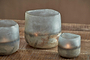 Ngolo Tealight Holder - Aged Smoke-nkuku