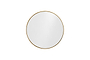 Olena Round Mirror - Antique Brass-nkuku