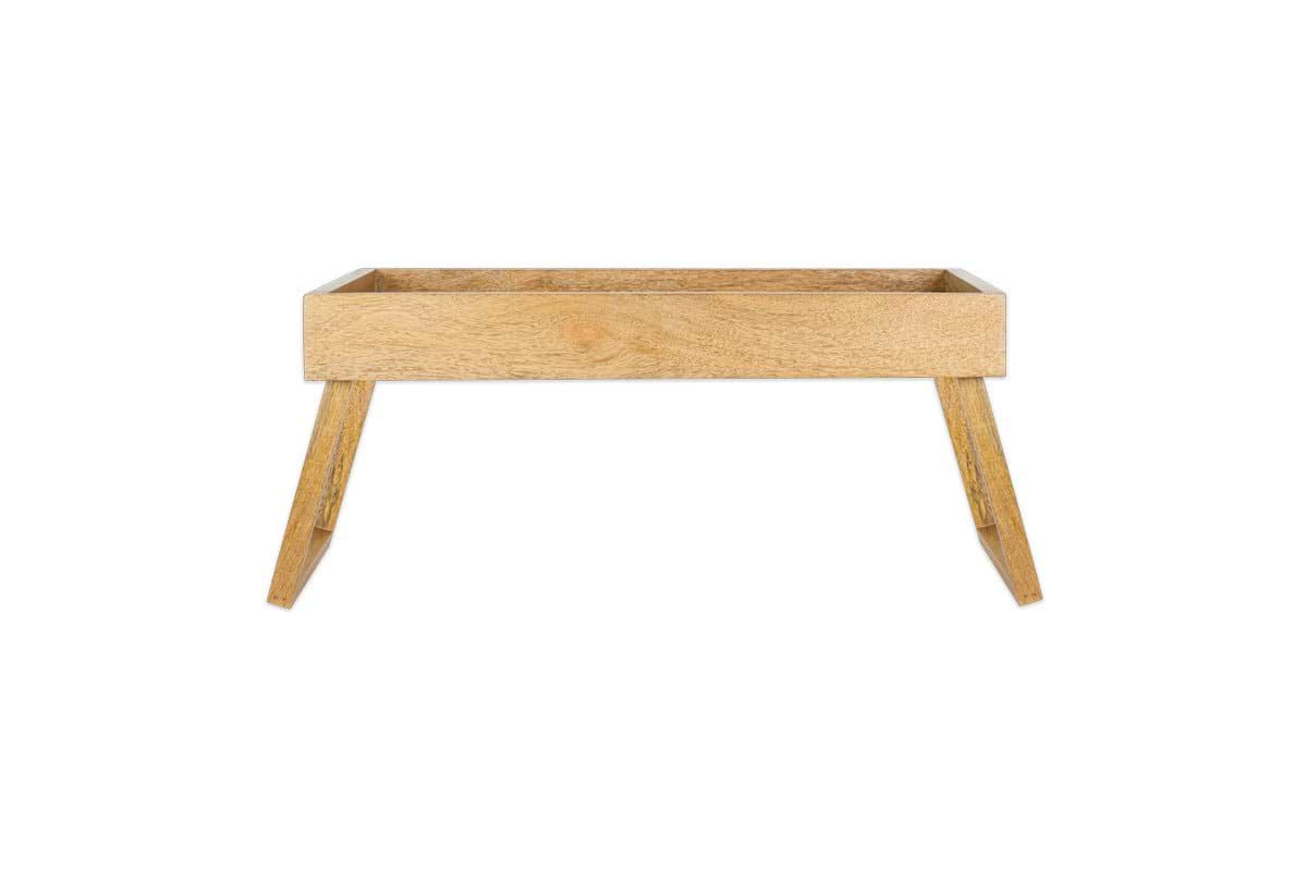 Pawi Mango Wood Breakfast Tray-nkuku