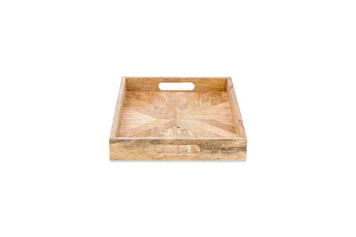 Pawi Mango Wood Tray Rectangle-nkuku
