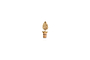 Poplar Leaf Brass Bottle Stopper-nkuku