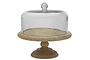 Recycled Glass Dome Cake Stand-nkuku