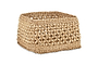 Shimla Square Seagrass And Palm Leaf Basket-nkuku