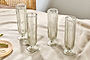 Sigiri Champagne Glass - Clear - (Set of 4)-nkuku