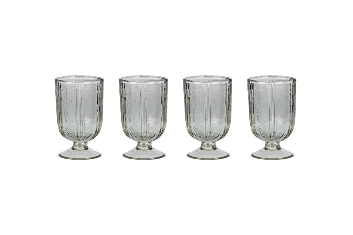 Sigiri Small Wine Glass - Clear - (Set of 4)-nkuku