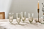 Sigiri Tall Wine Glass - Clear - (Set of 4)-nkuku