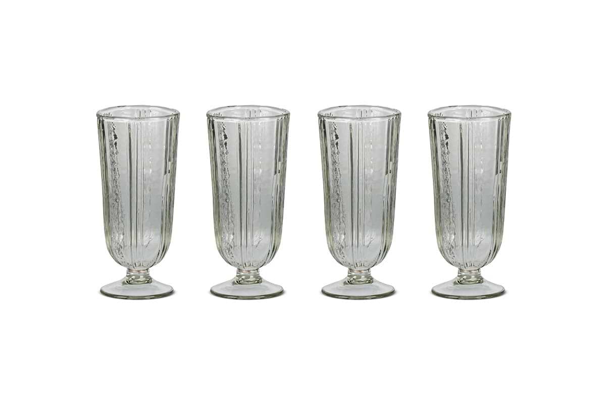 Sigiri Tall Wine Glass - Clear - (Set of 4)-nkuku