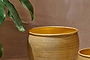 Tembesi Etched Planter - Antique Brass-nkuku