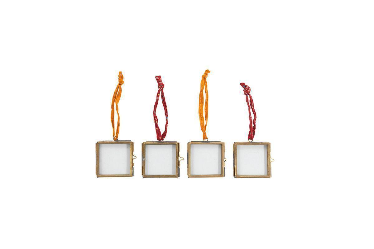 Tiny Kiko Frame Antique Brass (Set of 4)-nkuku
