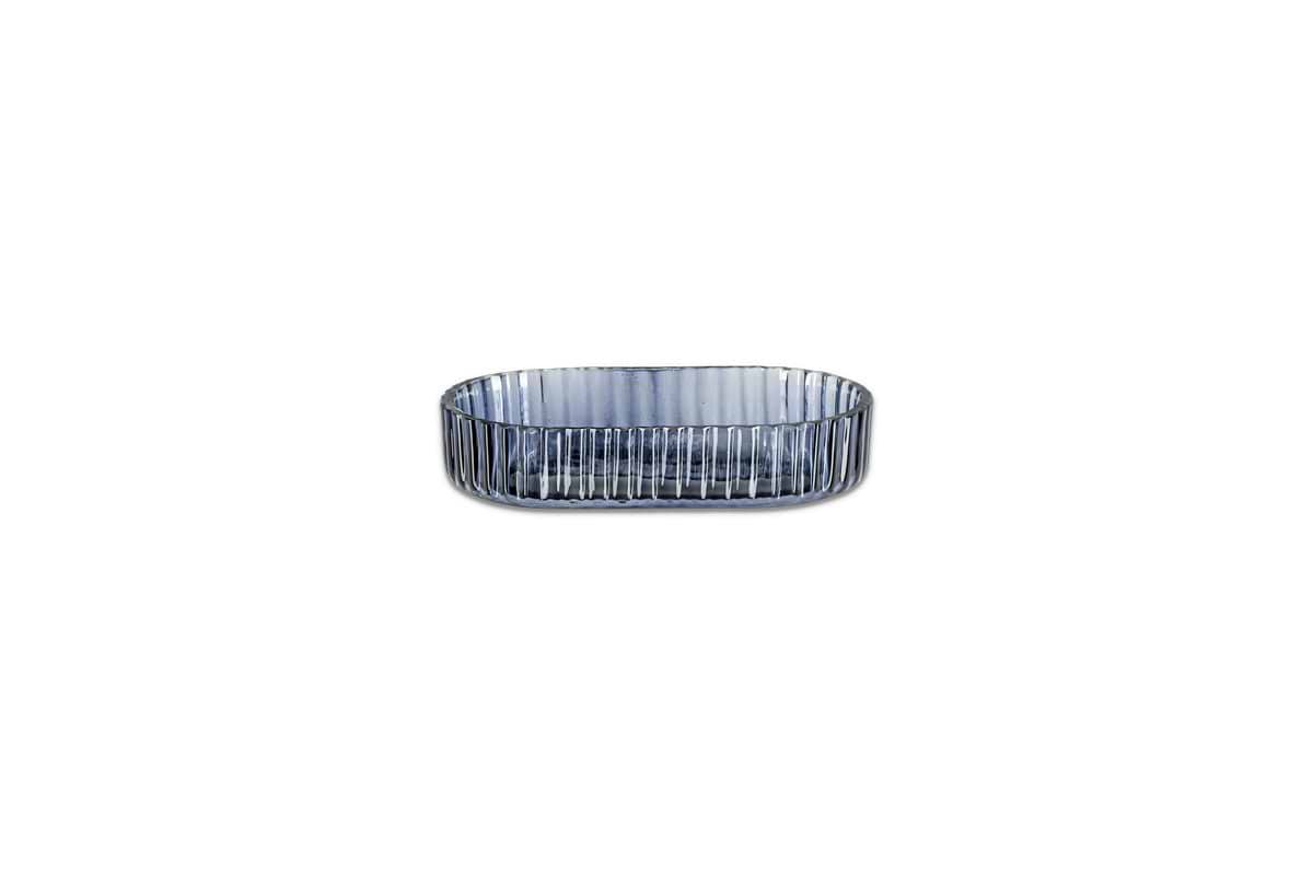 Valeska Recycled Glass Soap Dish-nkuku
