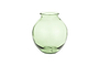 Vanita Glass Vase - Green - Wide-nkuku