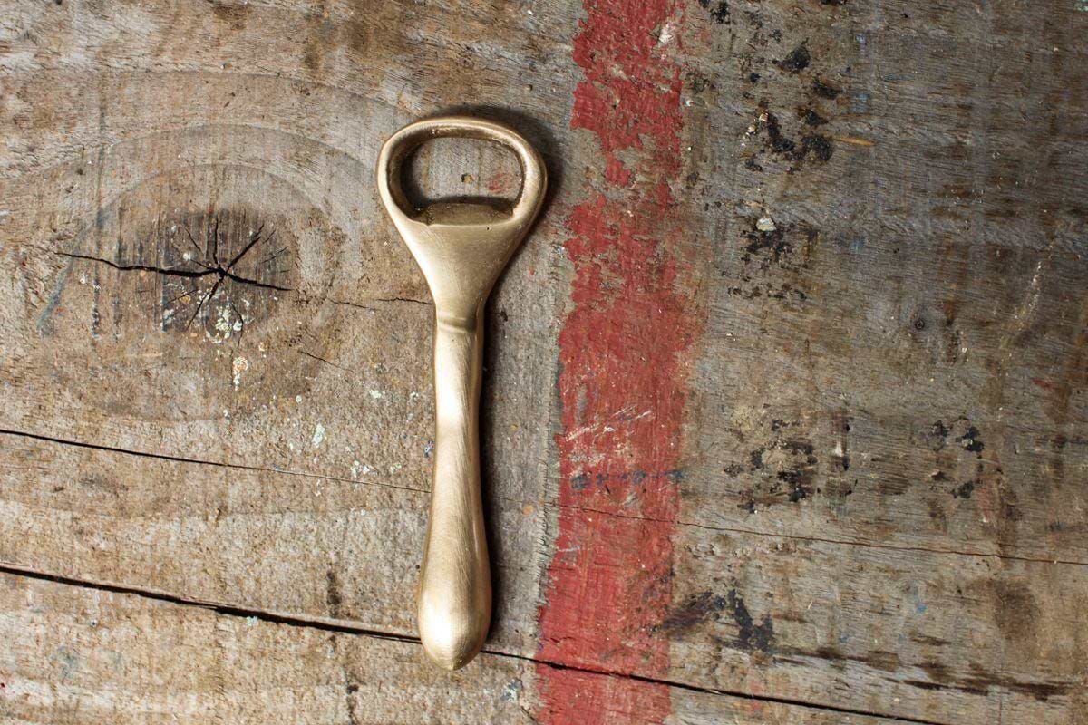 Vintage Gold Bottle Opener-nkuku