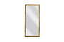 Yadur Full Length Mirror - Antique Brass-nkuku