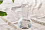 Yala Hammered Jug - Clear Glass-nkuku