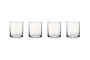 Yala Hammered Tumbler - Clear Glass (Set of 4)-nkuku